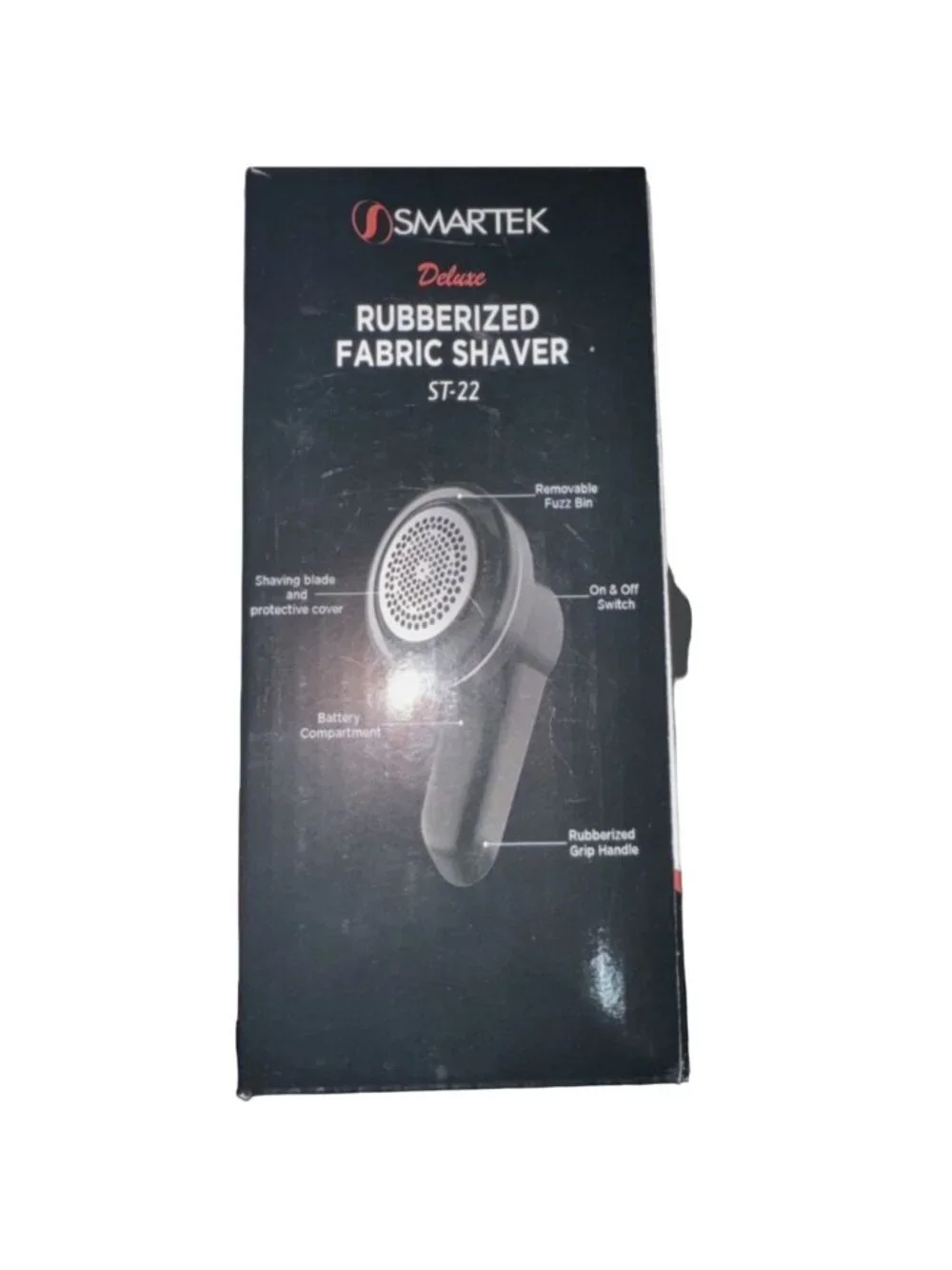 Smartek Lint and Fuzz Remover Fabric Clothes Shaver with Rubberized Handle ST-22